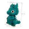 Abaodam Vinyl Dragon Piggy Bank Desktop Decor for Boys and Girls Adults Year Dragon Coin Container view 2