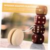 BESPORTBLE 12pcs Wooden Yo-yo Balls Toy Boys and Girls Painting Games Boys and Girls Room Decor Balls view 3