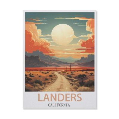 Landers CaliforniaPuzzle 1000 Pieces Paper Puzzle Adult Children's Educational Toy Family Decompression Game38x26cm-DM29