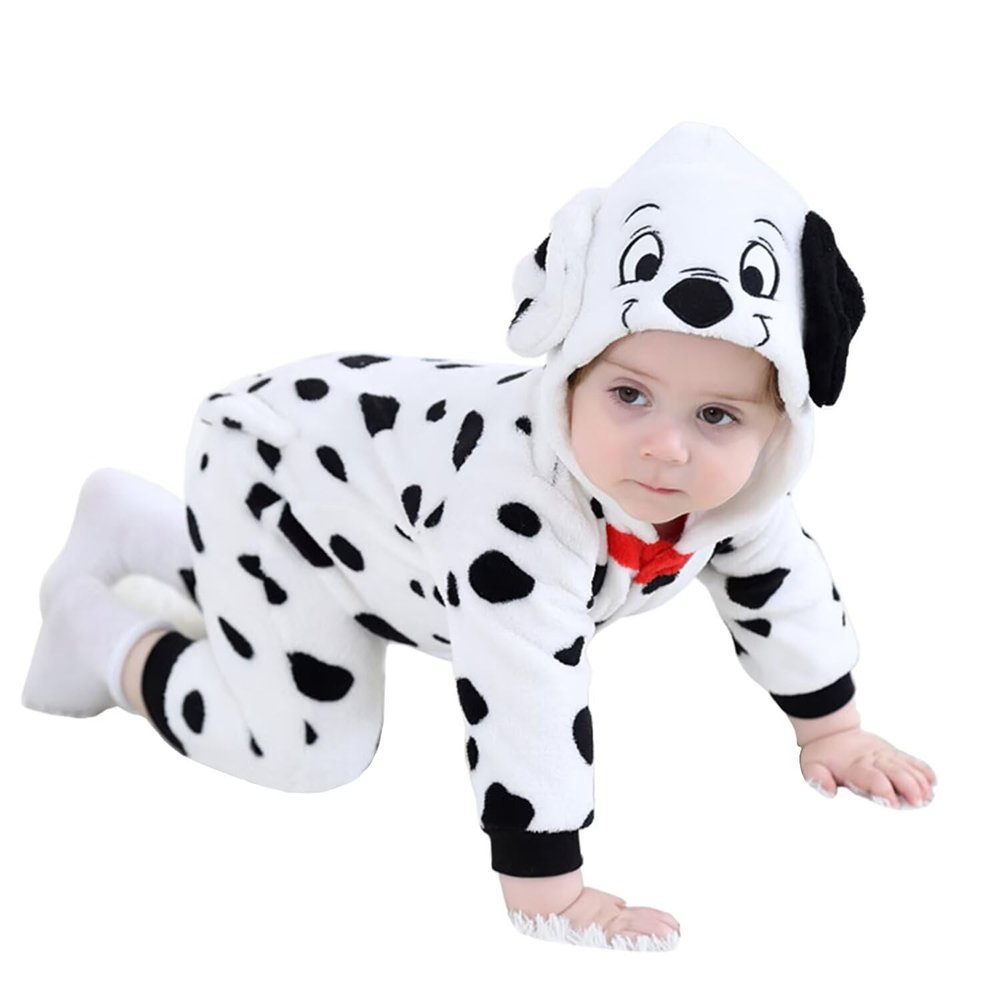 ABTSHU Baby Dalmatian Costume Toddler Halloween Dress Up Outfit 4-5 Years