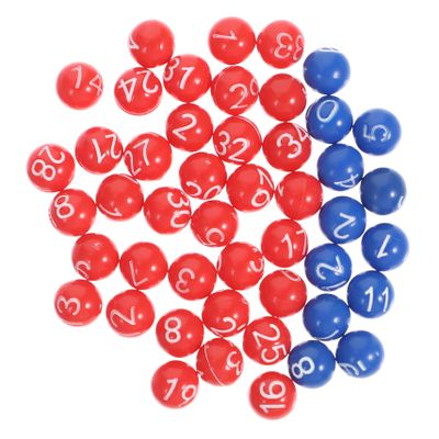 Kisangel 1set Activity Lottery Balls for Party Games Bingo Raffle and Entertainment Accessories Numbers and Lightweight Design for Easy Use
