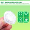 6pcs Silicone Level 1 Nipple for Dr. Browns Bottles, 1.5 Inch Preemie Slow Flow Narrow Transitional Size 1 Nipple Sippy Straw Spout Replacement Accessories Compatible with Dr. Browns Bottle view 3