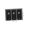 Cabilock 5pcs Toy Car Parking Space Decals for Boys and Girls Room Wall Stickers Car Parking Wall Decals Removable for Boys Rooms Decor view 2