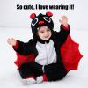 ABTSHU Baby Bat Costume Toddler Halloween Dress Up Outfit 2-3 Years view 2