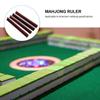 BESPORTBLE Wooden Mahjong Racks: 4Pcs 8.97inch Portable American Mahjong Tile Racks/Trays/Holders for Dominoes, Mexican Train & More Game view 3