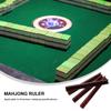 BESPORTBLE Wooden Mahjong Racks: 4Pcs 8.97inch Portable American Mahjong Tile Racks/Trays/Holders for Dominoes, Mexican Train & More Game view 4