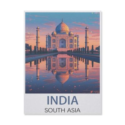 1000 Pieces Landscape Puzzles DIYIndia South AsiaJigsaw Creativity Toys for Kids Adults75x50cm-DO93