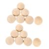 BESPORTBLE 15-Piece Unfinished Hardwood Hockey Balls 5cm Solid Wood Rounds for No-Bounce Floor Hockey and DIY Craft Projects for Training Equipment and Indoor Activities view 1