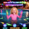 105 Pcs Glow Sticks - 4 inch Glow In the Dark Sticks Halloween Party Favors, Waterproof Glow Sticks Lights Bulk Party Pack for Kids with 9 Hours Duration, Party Favors Light Stick for Halloween Party view 2