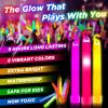 105 Pcs Glow Sticks - 4 inch Glow In the Dark Sticks Halloween Party Favors, Waterproof Glow Sticks Lights Bulk Party Pack for Kids with 9 Hours Duration, Party Favors Light Stick for Halloween Party view 3