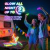 105 Pcs Glow Sticks - 4 inch Glow In the Dark Sticks Halloween Party Favors, Waterproof Glow Sticks Lights Bulk Party Pack for Kids with 9 Hours Duration, Party Favors Light Stick for Halloween Party view 4