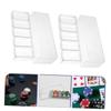 JOINPAYA Poker Chips Organizer with Cover 100-Piece Chips Tray Storage Container for Gamers Easy Access for Tournaments and Home Use view 4