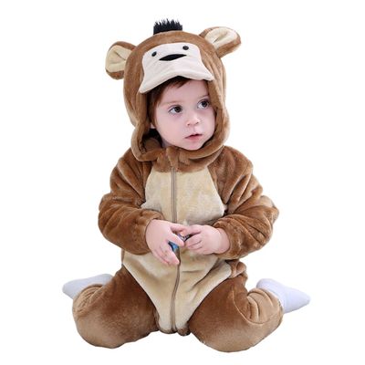 ABTSHU Baby Monkey Costume Toddler Halloween Dress Up Outfit 3-4 Years
