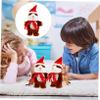 ifundom Electric Walking Hamster Plush Toy Interactive Educational Plaything for Boys and Girls Soft Toy Christmas Scarf Safe Lightweight for Boys and Girls view 3
