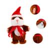 ifundom Electric Walking Hamster Plush Toy Interactive Educational Plaything for Boys and Girls Soft Toy Christmas Scarf Safe Lightweight for Boys and Girls view 4