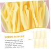 HONITANO 20pcs Lifelike Fake French Fries Props Realistic Artificial French Fries for Decoration Model for Theme Parties and Display Random for Fun Events view 4
