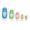 CORHAD 5Pcs Owl Pattern Wooden Nesting Dolls Animal Nesting Dolls for Decor Lovely Home Decor Safe Wooden Material and Attractive Design view 2