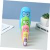 CORHAD 5Pcs Owl Pattern Wooden Nesting Dolls Animal Nesting Dolls for Decor Lovely Home Decor Safe Wooden Material and Attractive Design view 3