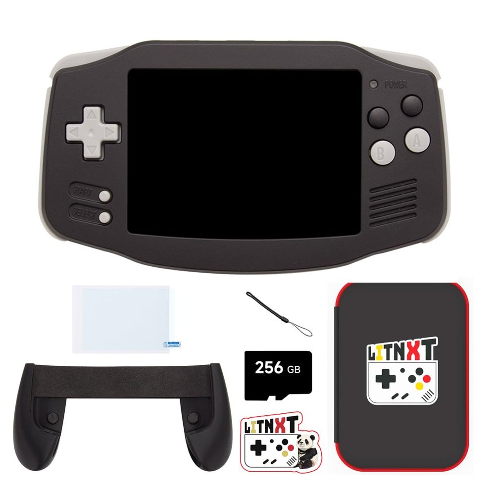 LITNXT RG34XX Retro Gaming Console, 3.4-inch IPS LITNXT Handheld Game Console Portable Retro Video Game Player with Accessories, Birthday Xmas Gift for Adults