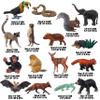 AENIMELY 16pcs Jungle Wild Animal Figurines Set  Realistic Baby Forest Animals Models of Toucan, Elephant, Squirrel, Lemur, Hedgehog etc.  Educational Toys for Kids, STEM Learning Gift, Cake Toppers view 2