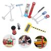TOYANDONA 1 Set Miniature Road Signs Traffic Light Models for Sand Table Decor Educational Prop for Traffic Knowledge and Play Scenes view 3