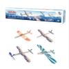 PLAYSTEM Balsa Wood Airplane Kit - 4 Pack Model Gliders & Rubber Band Powered Planes | Outdoor Toy Set for Kids | STEM Learning Airplanes | Easy Assembly No Glue Needed view 3
