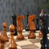1973 Philippines Repro Chess Pieces  4.2" King  Ebonized & Distressed Antique Boxwood  Tournament Staunton Set  Weighted Wooden Chessmen for Collectors & Players view 2