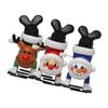 Unomor 3Pcs Christmas Wind Up Funny Cartoon Clockwork Reindeer Santa and Snowman Unique Xmas Party Decorations Adults view 1