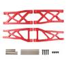 4PCS Aluminum Front & Rear A-Arms for Arrma 1/10 Vorteks, Granite, Senton 3S BLX 550  Upgrade Suspension Parts Replaces AR330516, AR330443 (Red) view 1
