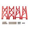 4PCS Aluminum Front & Rear A-Arms for Arrma 1/10 Vorteks, Granite, Senton 3S BLX 550  Upgrade Suspension Parts Replaces AR330516, AR330443 (Red) view 2