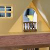 DECHOUS 40Pcs Miniature Dollhouse Flooring Self Adhesive Dollhouse Wood Flooring for DIY Doll House Decor Peel and Stick Floor Accessory (Dark Brown) view 3