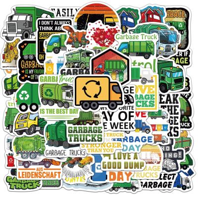100 Pcs Garbage Truck Stickers Decals Waterproof Vinyl Sticker Suitable for Water Bottles,Laptop,Luggage,Teens Adults,Keyboards,Backpacks,Skateboards,Helmet,Water Bottles,ScrapbooksTruck Stickers