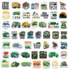 100 Pcs Garbage Truck Stickers Decals Waterproof Vinyl Sticker Suitable for Water Bottles,Laptop,Luggage,Teens Adults,Keyboards,Backpacks,Skateboards,Helmet,Water Bottles,ScrapbooksTruck Stickers view 3