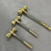DIY Modular Brass Hammer Set -14.5 Inch T-Handle Set (Thor's Hammer/Adamantium Stick/Cross Sword) Detachable Metal Construction Tools, Collectible Role Play Props for Home Decor, Gifts and Conferences view 3
