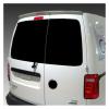 2005-2018 Compatible for VW Volkswagen Caddy Double Door Rear Trunk Spoiler Lid Wing Car by ABS Gloss Black Carbon Look White(Carbon Fiber Look) view 4