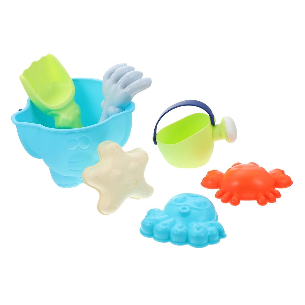 BESTonZON 1 Set Outdoor Sand Dredging Beach Plaything Bundle for Fun Family Activities Lightweight Beach Bucket for Childrens Playtime Random Color
