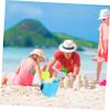 BESTonZON 1 Set Outdoor Sand Dredging Beach Plaything Bundle for Fun Family Activities Lightweight Beach Bucket for Childrens Playtime Random Color view 3