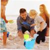 BESTonZON 1 Set Outdoor Sand Dredging Beach Plaything Bundle for Fun Family Activities Lightweight Beach Bucket for Childrens Playtime Random Color view 4