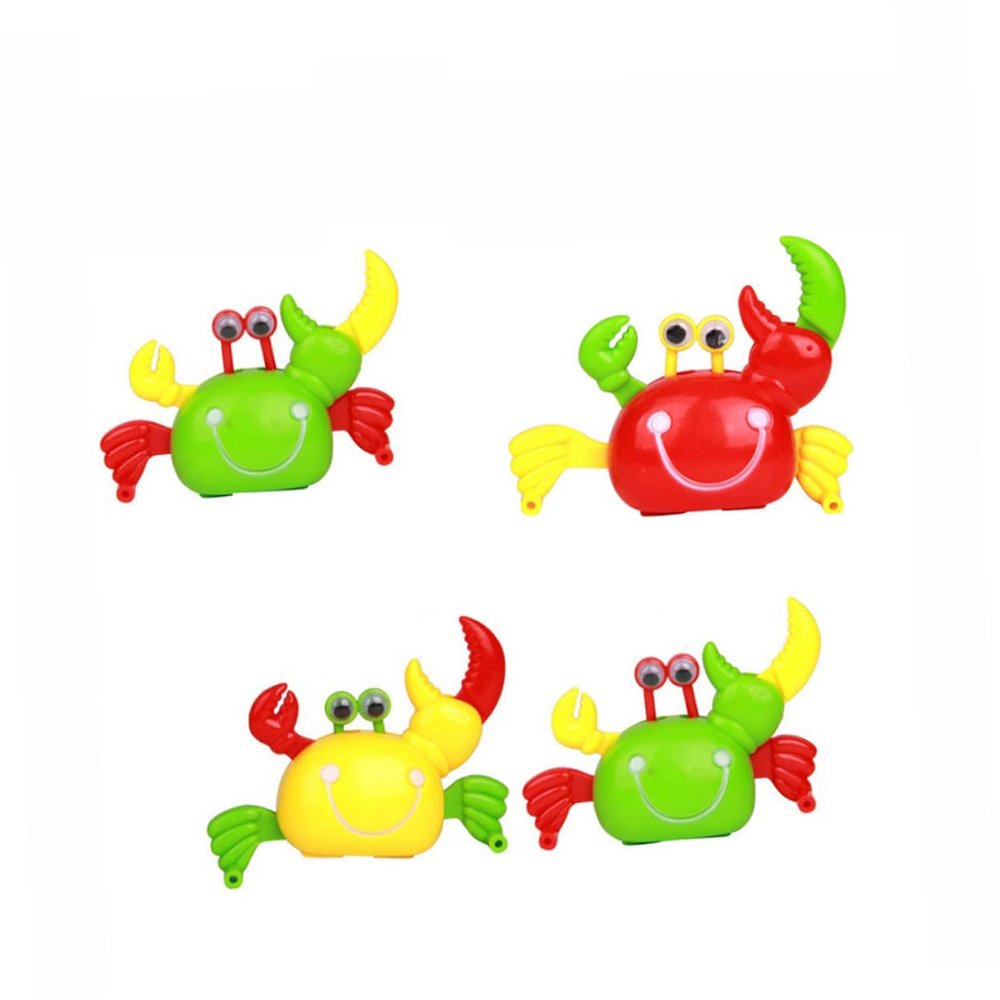 GALPADA 4pcs Crawling Crab Wind up Crab Wind up Clockwork Wind up Clockwork Crab Red Crab Wind up Crab Small Windup Crab Red Crabtoy