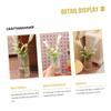 ToysCentral Basics Miniature Lily Vase Model Tiny Flower Arrangement for Dollhouses Lightweight Decorative Ornament for Miniature Scenes for DIY Projects and Enhancing Realism view 3