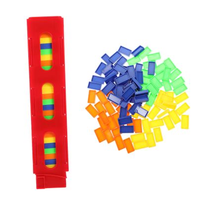 BESPORTBLE 5bags Dominoes Block Boys and Girls Games Creative Ability Cultivation Toy Building Blocks Random Color