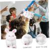 BESPORTBLE Plush Rabbit Slap Bracelet Cartoon Animal Design Wristband for Party Favors Soft and Comfortable Plush Snap Bracelet Decorative for Birthday view 2