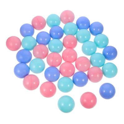 FELTECHELECTR 100pcs Colorful Ocean Pool Balls Crush Decorative Pits Balls for Playtime Macaron Colors for Indoor Outdoor Fun for Parties and Games