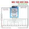 BMS 16S 60V 20A Lmo Ternary Li-ion Lithium 18650 Charge Protection Board with Heat Sink with Temperature Control view 2