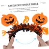 GALPADA 3pcs Halloween Pumpkin and Skeleton Skull Headbands for Boys and Girls Cosplay Hair Accessories for Parties Gatherings and Photography view 3