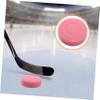 BESTonZON 2pcs PVC Hockey Pucks Lightweight Training Accessory for Street Hockey and Practice Sessions Safe for Even Weight Distribution view 4