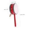 JOINPAYA Chinese Rattle Drum for Traditional Drum Educational Percussion Instrument for Kindergartens Effortless Rhythm Creation Smooth Surface Design view 2