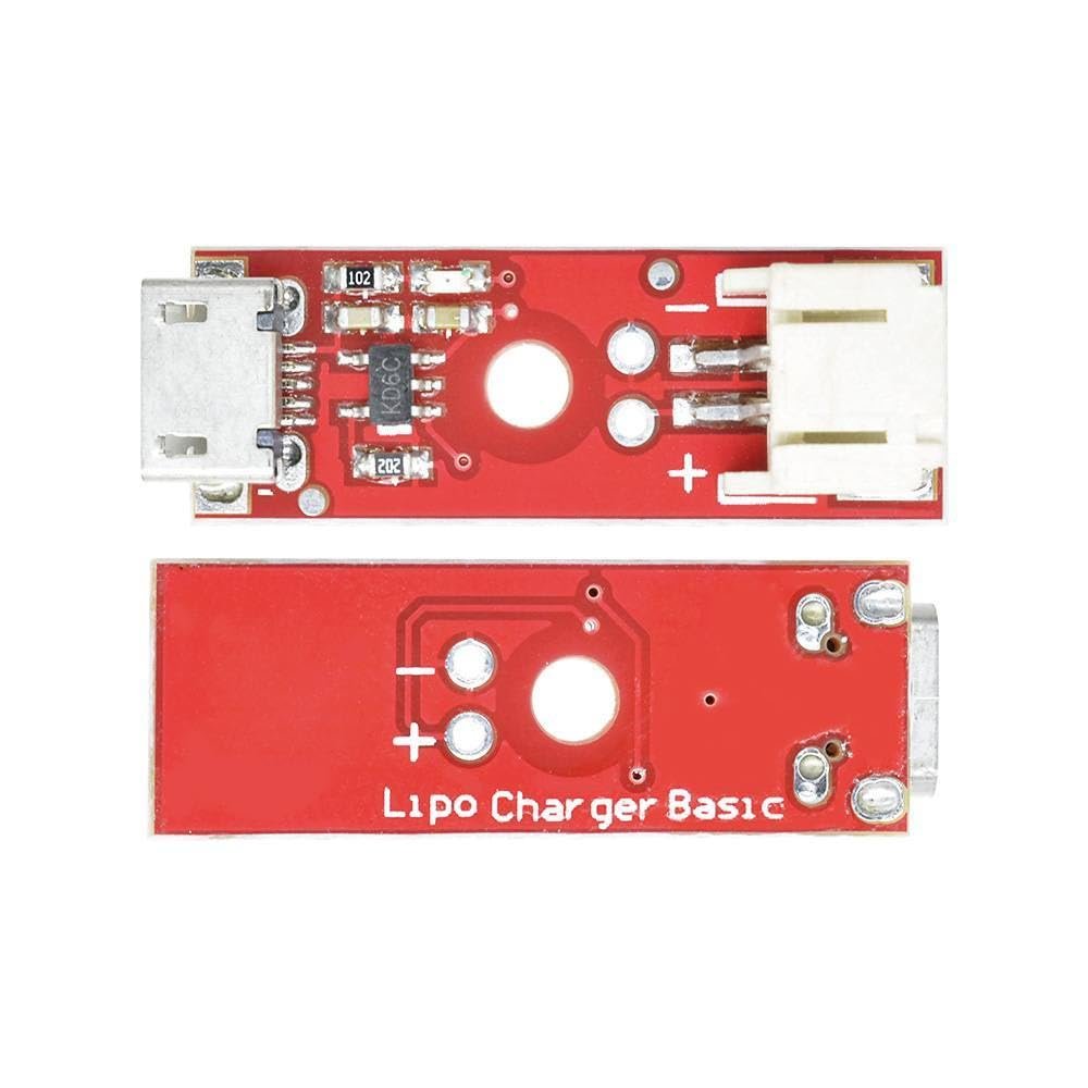 MCP73831 Charger Basic Micro USB 3.7V 500mA Lithium Charger Module Micro USB Interface Charging Board