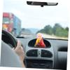 ABOOFAN 2pcs Solar Shaking Monk Car Ornaments Figurine Car Dashboard Decor Buddha Flip Statue Decor view 2