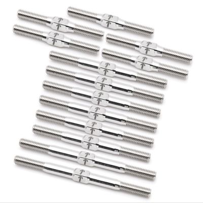 1UP Racing 74922 - Pro Duty Titanium Turnbuckles for Awesomatix A800R, Polished